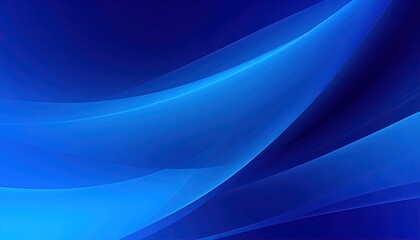 Obraz premium Abstract Blue Flowing Lines.