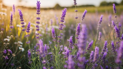 Obraz premium Flower Blossom Amidst Green Leafy Background