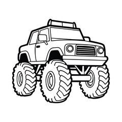 Isolated on white, a red farm tractor, essential agricultural machinery for field work and transport in the farming industry