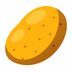 Bintje Potato icon on white background 
