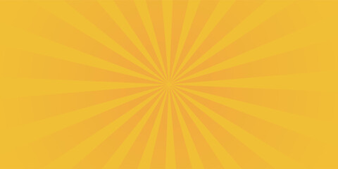 orange sun rays background design template