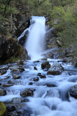 Fototapeta premium waterfall in the mountains