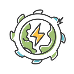 alternative energy icon, alternative energy vector illustration-simple illustration of alternative energy, perfect for alternative energy logos and icons