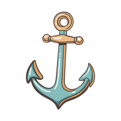 anchor icon, anchor vector illustration-simple illustration of anchor, perfect for anchor logos and icons