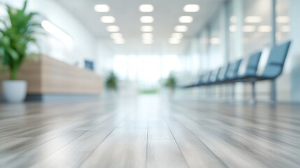 Modern Office Waiting Area: Serenity and Efficiency