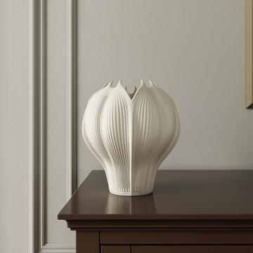 Pot for Plants on the closet  3d render. made in VIZPAIR SGI Studio