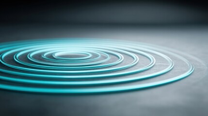 Fototapeta premium Captivating spiral of water flowing in vivid detail with dynamic ripples and light reflections for illustration purposes