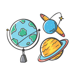 astronomy education icon, astronomy education vector illustration-simple illustration of astronomy education, perfect for astronomy education logos and icons