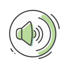 audio icon, audio vector illustration-simple illustration of audio, perfect for audio logos and icons