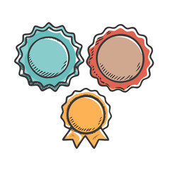 badges icon, badges vector illustration-simple illustration of badges, perfect for badges logos and icons