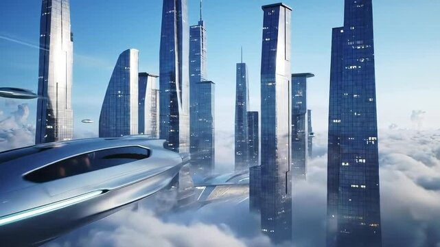 Vision of the Future: Flying Pods and Sky-High Towers