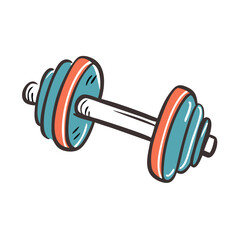 barbell icon, barbell vector illustration-simple illustration of barbell, perfect for barbell logos and icons