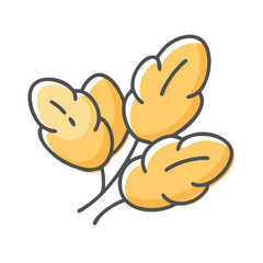 barley icon, barley vector illustration-simple illustration of barley, perfect for barley logos and icons