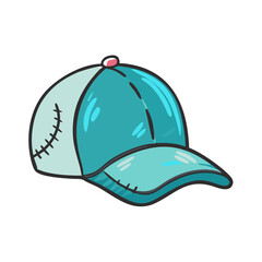 baseball hat icon, baseball hat vector illustration-simple illustration of baseball hat, perfect for baseball hat logos and icons