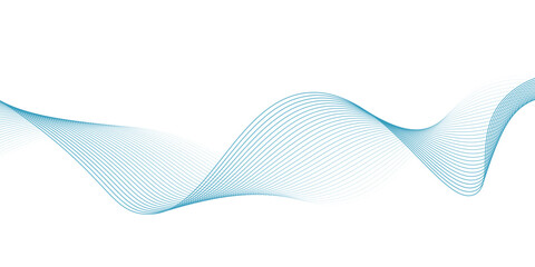 Abstract blue background. wave modern