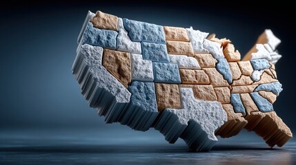 Detailed map of the united states for tax evasion detection with comprehensive analysis and visualization techniques