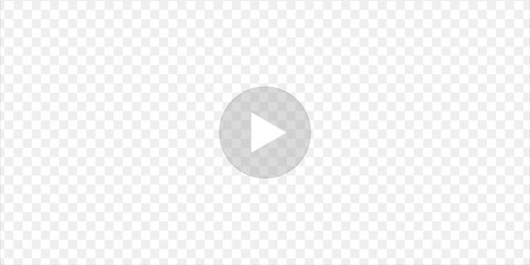 vPlay video transparent interface template. Modern style. Vector illustration.