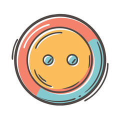 Fototapeta premium big button icon, big button vector illustration-simple illustration of big button, perfect for big button logos and icons