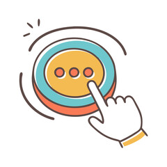 big button icon, big button vector illustration-simple illustration of big button, perfect for big button logos and icons