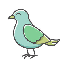 bird icon, bird vector illustration-simple illustration of bird, perfect for bird logos and icons