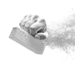 Crushing Power Hand Crushing Chalk Dust Explosion