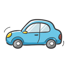 car icon, car vector illustration-simple illustration of car, perfect for car logos and icons