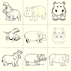 Hippopotamus Vector Mine Personal File 4
