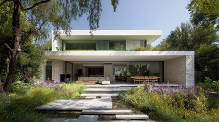 Modern house exterior design