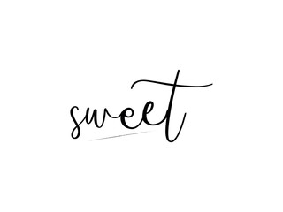 sweet signature text logo design template vector. Classic Lettering Min text logo design. Classic Lettering Minimal Fashion Designs. the graceful and elegant typeface display font.
