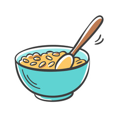 cereals icon, cereals vector illustration-simple illustration of cereals, perfect for cereals logos and icons