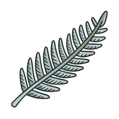 classic nz silver fern icon, classic nz silver fern vector illustration-simple illustration of classic nz silver fern, perfect for classic nz silver fern logos and icons © SulaimanIslam