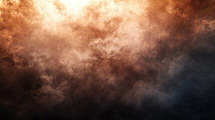Obraz premium Dramatic, abstract design with warm, textured smoke.