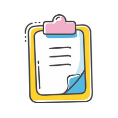 clipboard icon, clipboard vector illustration-simple illustration of clipboard, perfect for clipboard logos and icons