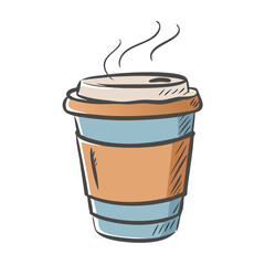 coffee cup icon, coffee cup vector illustration-simple illustration of coffee cup, perfect for coffee cup logos and icons