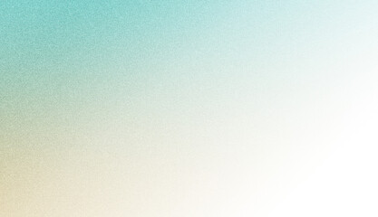 Abstract teal and beige gradient background.