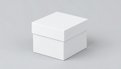 Fototapeta premium White Cube Debossed Pattern Spotlight