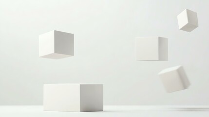 A realistic jump box mockup with a branded design on a white background