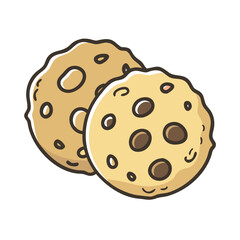 cookies icon, cookies vector illustration-simple illustration of cookies, perfect for cookies logos and icons