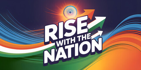 Rise With the Nation A Vibrant Social Media Design
