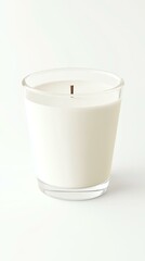 A mockup of a branded candle wick holder on a white background