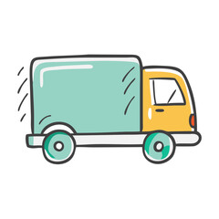 delivery truck i icon, delivery truck i vector illustration-simple illustration of delivery truck i, perfect for delivery truck i logos and icons