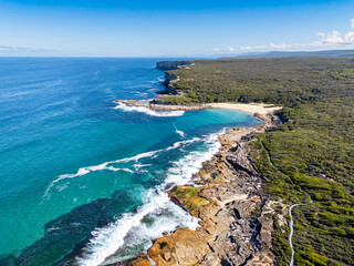 Fototapeta premium View of coast in Royal national park, Australia