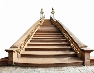 Fototapeta premium staircase isolated on white