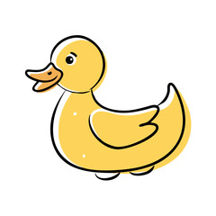 duck icon, duck vector illustration-simple illustration of duck, perfect for duck logos and icons