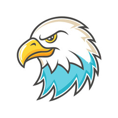 eagle logo icon, eagle logo vector illustration-simple illustration of eagle logo, perfect for eagle logo logos and icons