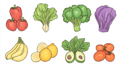 Healthy food includes fresh veggies, fruits, and superfoods. It's about eating clean, detoxing your body, and focusing on good nutrition, diet, and vegan options.
