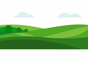 landscape with mountains and blue sky