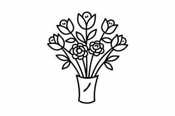vase with flowers