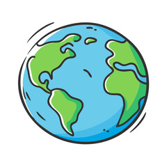 earth icon, earth vector illustration-simple illustration of earth, perfect for earth logos and icons