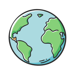 earth icon, earth vector illustration-simple illustration of earth, perfect for earth logos and icons